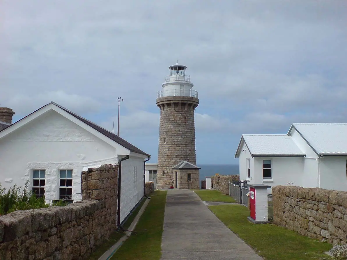 The historic lighthouse and cottages of the Wilsons Promontory Lightstation