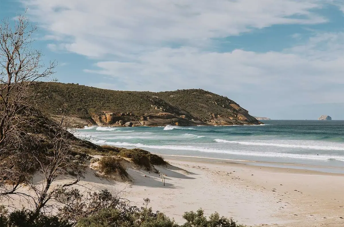 White sand and dunes at Squeaky Beach, Wilsons Promontory